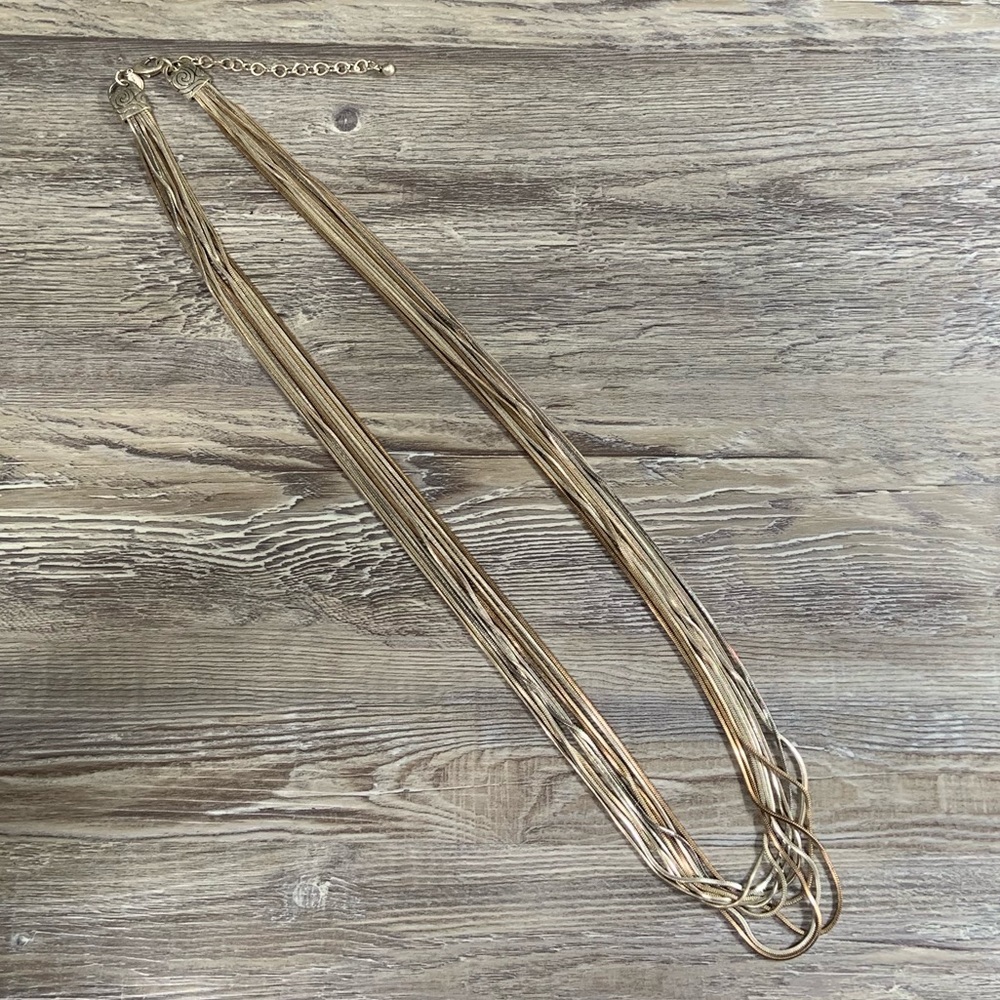 Chico’s Multi Tone Chain Necklace